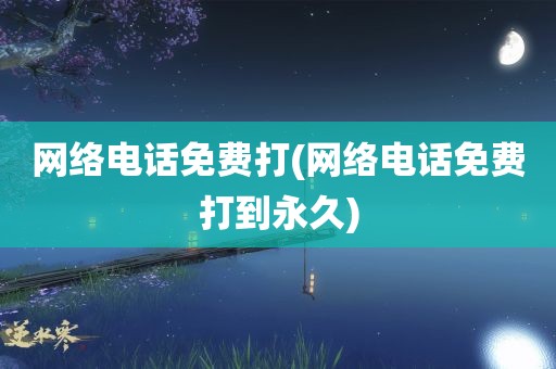 网络电话免费打(网络电话免费打到永久)