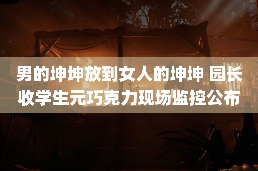 男的坤坤放到女人的坤坤 园长收学生元巧克力现场监控公布