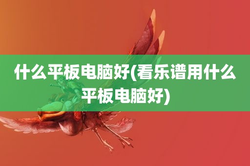 什么平板电脑好(看乐谱用什么平板电脑好)