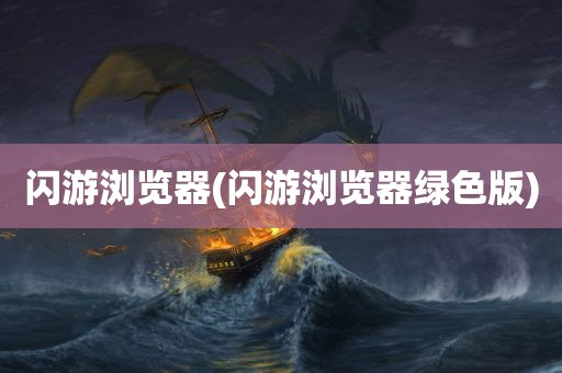 闪游浏览器(闪游浏览器绿色版)