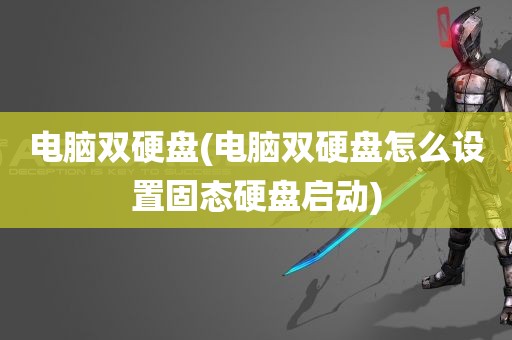 电脑双硬盘(电脑双硬盘怎么设置固态硬盘启动)