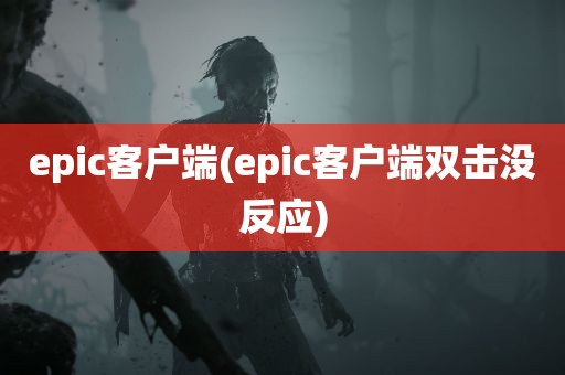 epic客户端(epic客户端双击没反应)