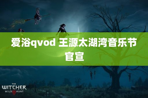 爱浴qvod 王源太湖湾音乐节官宣