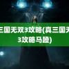 真三国无双3攻略(真三国无双3攻略马蹬)