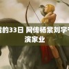 总裁的33日 网传杨紫刘宇宁出演家业