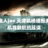 畜禽人jao 天津机场通报无人机导致航班延误