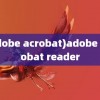 (adobe acrobat)adobe acrobat reader