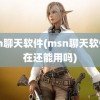 msn聊天软件(msn聊天软件现在还能用吗)