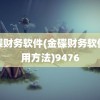 金碟财务软件(金碟财务软件使用方法)9476