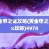 黄金甲之谜攻略(黄金甲之谜2x攻略)4978