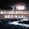 魔界战记2攻略(魔界战记2攻略练武洞3怎么过)