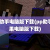 pp助手电脑版下载(pp助手苹果电脑版下载)