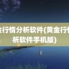 黄金行情分析软件(黄金行情分析软件手机版)