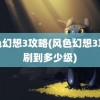 风色幻想3攻略(风色幻想3攻略刷到多少级)