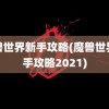 魔兽世界新手攻略(魔兽世界新手攻略2021)