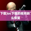 (uc下载)uc下载的视频删了怎么恢复