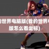 我的世界电脑版(我的世界电脑版怎么看坐标)