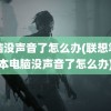 电脑没声音了怎么办(联想笔记本电脑没声音了怎么办)