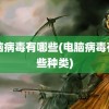 电脑病毒有哪些(电脑病毒有哪些种类)