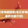 笔记本电脑键盘(笔记本电脑键盘的功能介绍)