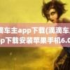 滴滴车主app下载(滴滴车主app下载安装苹果手机6.0)