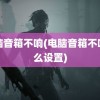 电脑音箱不响(电脑音箱不响怎么设置)