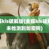 金蝶kis破解版(金蝶kis破解版未检测到加密狗)