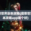 魔兽世界副本攻略(魔兽世界副本攻略app哪个好)