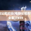 电脑公司论坛(电脑公司名字大全集)7839