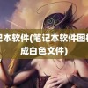 笔记本软件(笔记本软件图标变成白色文件)